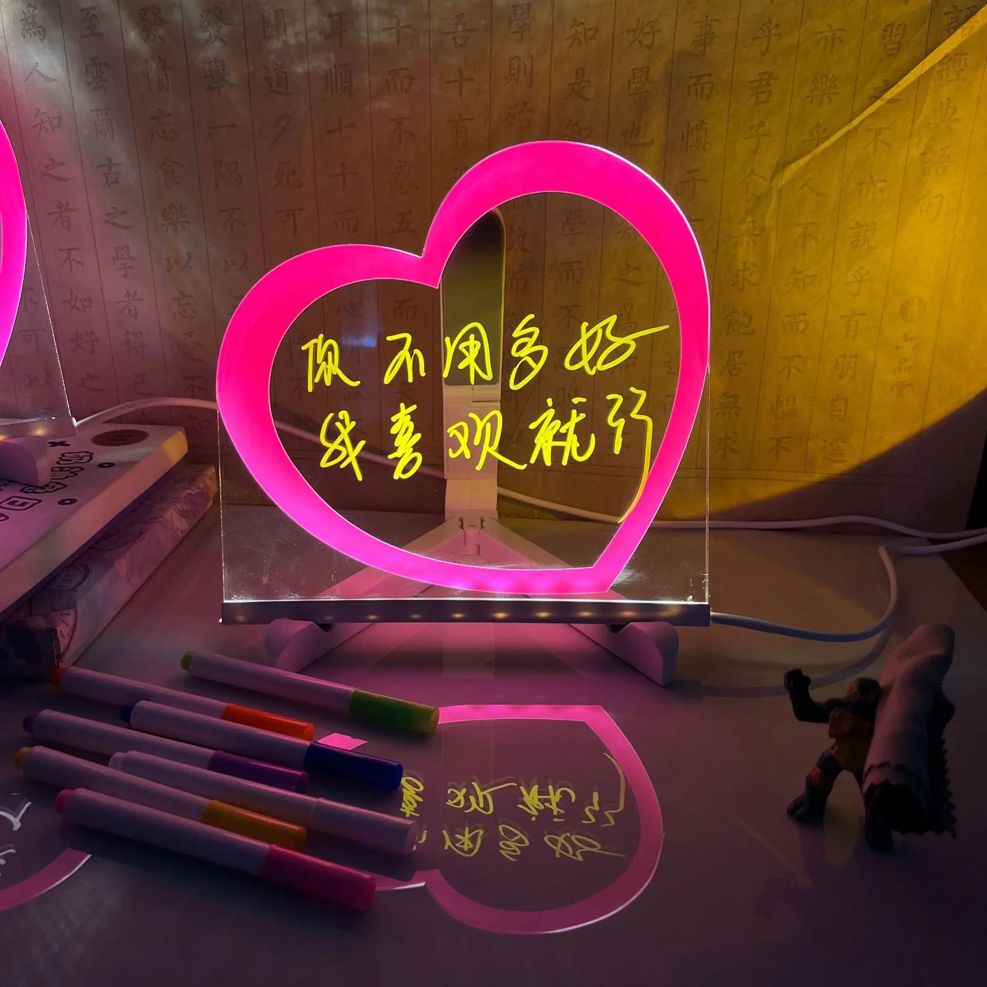 Ins Desktop Colorful Luminous Message Board Light